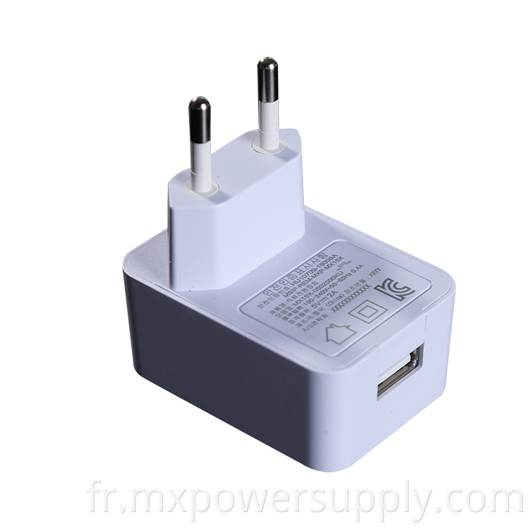 5V2.5A power adapter with kc kcc 